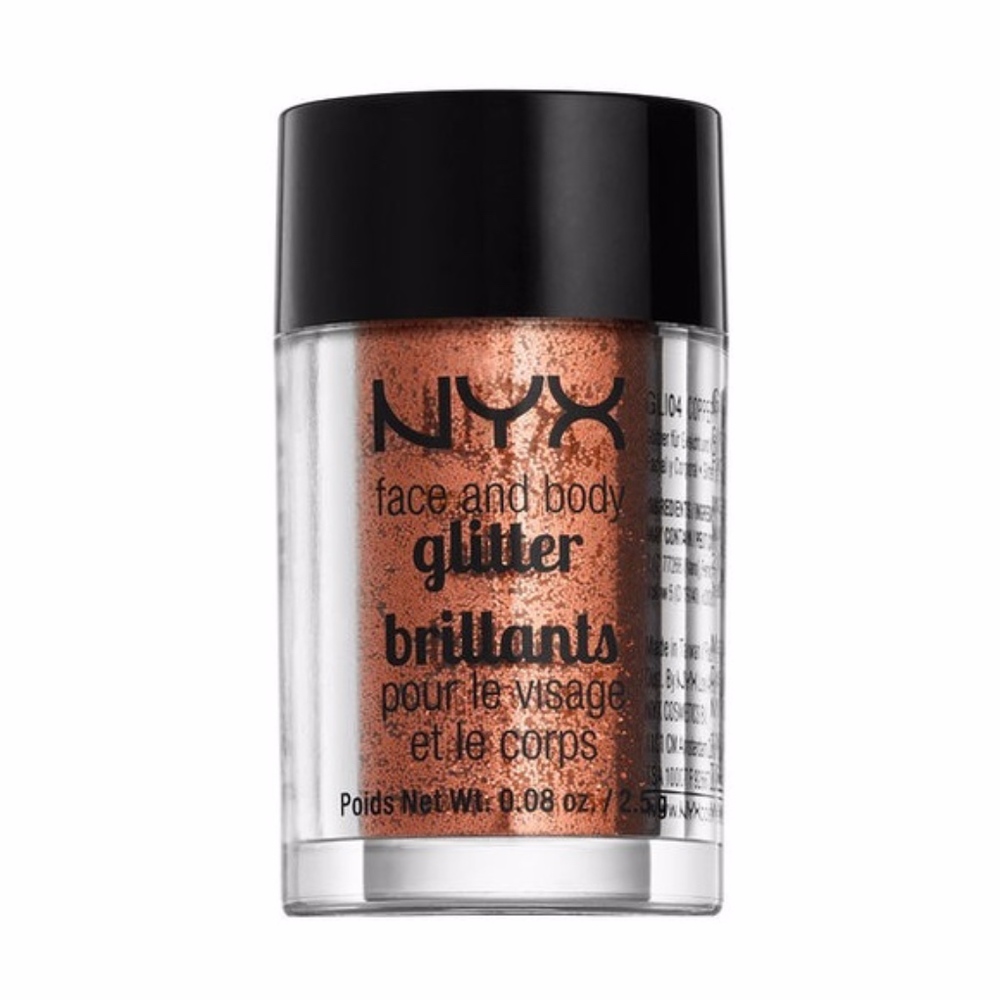 NYX FACE & BODY GLITTER - COPPER - COPPER